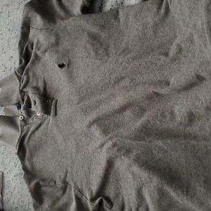 Ralph Lauren polo shirt M heaher grey